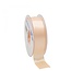 Satin Ribbon | Colour: Salmon | Width 25 millimeter | Length 25 meter | Per roll