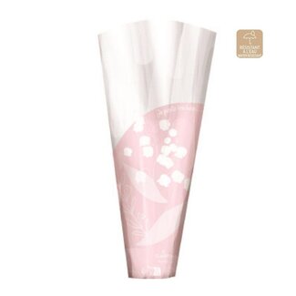4A Housses Muguet Lelietje-van-Dalen “Primavera” | Couleur: Rose clair | Longueur 45 centimeter | Largeur 27 centimeter | Hauteur 8.5 centimeter | Par 50 housses