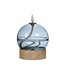 LED Candle Oil Lamp | Colour: Blue | Diameter 10 centimeter | Height 13.5 centimeter | Per 6 candles