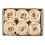 Preserved Rose | Colour: Sand-coloured | Diameter 6 centimetre | Per 6 roses
