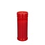 Graflicht Kerze | Farbe: Rot | Durchmesser 6 centimeter | Höhe 15 centimeter | Pro 24 Kerzen