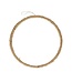 Ring Hanger Frame Touw | Kleur: Lichtbruin | Diameter 30 centimeter | Per 6 ringen