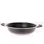 Zinken Schaal Bloempot Plantenpot | Kleur: Zwart | Diameter 34.5 centimeter | Hoogte 9.5 centimeter | Per 8 schalen