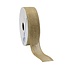 Jute Lint | Kleur: Lichtbruin | Breedte 25 millimeter | Lengte 10 meter | Per rol