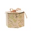 Boekethouder Cadeaudoos Hoedendoos “Birds” | Kleur: Roze | Diameter 15 centimeter | Hoogte 13 centimeter | Per 6 boekethouders
