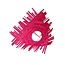 Porte-bouquet Bambou Tressé | Couleur: Cerise | Diamètre 25 centimeter | Par 6 porte-bouquets