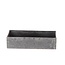Melamine Bloemenbak Plantenbak | Kleur: Grijs | Lengte 20 centimeter | Breedte 10.5 centimeter | Hoogte 5 centimeter | Per 12 bakken