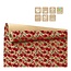 Wrapping paper on Roll “Gaby” | Colour: Red | Width 80 centimeter | Length 40 meter | Per roll