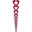 Housse de fleurs 1 Rose “Heart” | Couleur: Rouge | Longueur 54 centimeter | Largeur 12 centimeter | Hauteur 3 centimeter | Par 50 housses