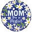 Balloon “Mom You're Perfect” | Colour: Mixed Colours | Diameter 45 centimeter | Per 10 balloons