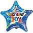 Party! Balloon “Birthday Boy” | Colour: Blue | Diameter 45 centimeter | Per 10 balloons