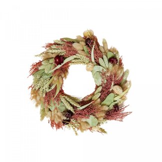 4A Rosewood Kranz | Farbe: Gemischte Farben | Durchmesser 25 centimeter | Pro Kranz