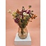 Trockenblumenstrauß "Scent of Sparkle" | Länge ± 50 Zentimeter | Mit lachsfarbenen und natürlichen Trockenblumen