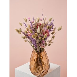 MyFlowers Boeket droogbloemen "Pastel Palette" | Lengte ± 55 centimeter | Handgebonden boeket