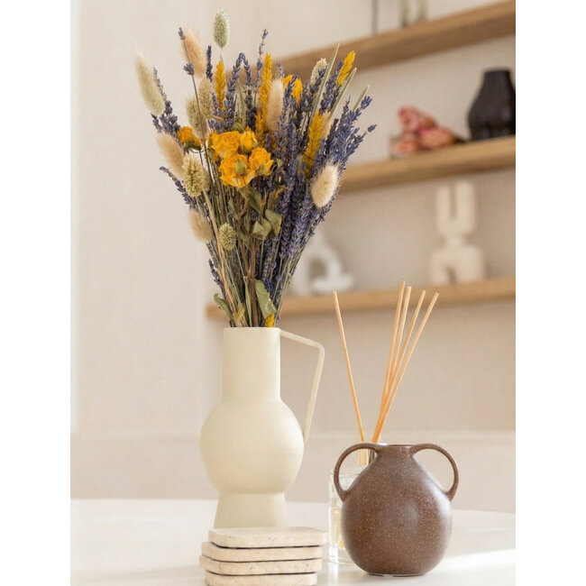 Bouquet of dried flowers Fantasy Lilac | Length ± 35 centimetres | With various colours of dried flowers