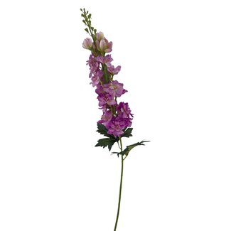 Arti Flora Ridderspoor Kunstbloem | Kleur: Lila Paars | Delphinium kunstbloemen | Lengte ± 70 centimeter | Per kunstbloem