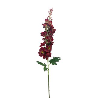 Arti Flora Rittersporn Kunstblume | Farbe: Rot | Delphinium Kunstblumen | Länge ± 70 centimeter | Pro Stück