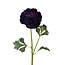 Ranonkel Kunstblume | Farbe: Violett | Ranunculus Kunstblumen | Länge ± 45 centimeter | 2 Blütenköpfe pro Stiel | Pro Stück