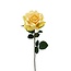 Rose Artificial flower | Colour: Yellow | Roses artificial flowers | Length ± 70 centimetre | Per piece