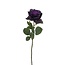 Rose Artif | Purple | 70 cm |  Per stem