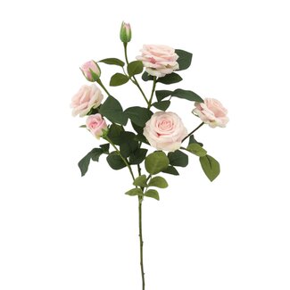 Arti Flora Rose Mini Artif | Pink Light | 70 cm |  Per stem