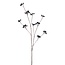 Beerenzweig Kunstblume | Farbe: Schwarz | Länge ± 110 centimeter | Pro Stück