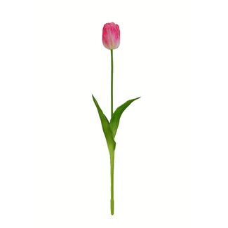 Arti Flora Tulp Kunstbloem | Kleur: Roze | Tulipa kunstbloemen | Lengte ± 45 centimeter | Per stuk