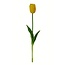 Tulpe Kunstblume | Farbe: Gelb | Tulipa kunstblumen | Länge ± 45 centimeter | Pro Stück