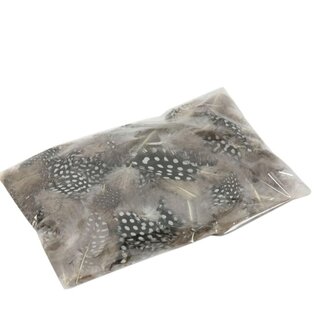 4A Chicken Feathers | Colour: Natural Brown White | Weight 18 gram | Per sachet