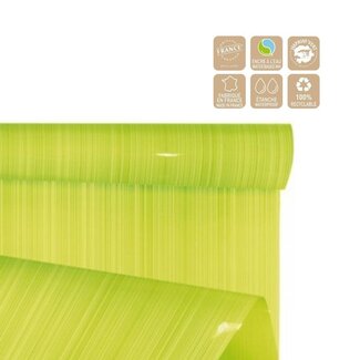 4A Film en rouleau “Ritmic” | Couleur: Vert clair | Breedte 80 centimeter | Lengte 40 meter | Par rouleau