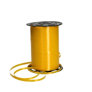 4A Krullint 002 | Kleur: Geel | Breedte 5 millimeter | Lengte 500 meter | Per rol