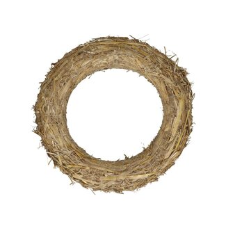 4A Straw Wreath | Colour: Light brown | Diameter 25 centimetre | Per 10 wreaths