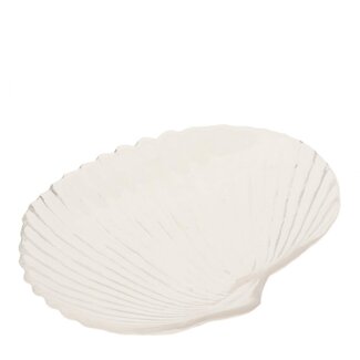 4A Coupe coquillage en verre “Maritime” | Couleur: Transparent | Longueur 18 centimeter | Largeur 15 centimeter | Hauteur 3.5 centimeter | Par 6 coquillages