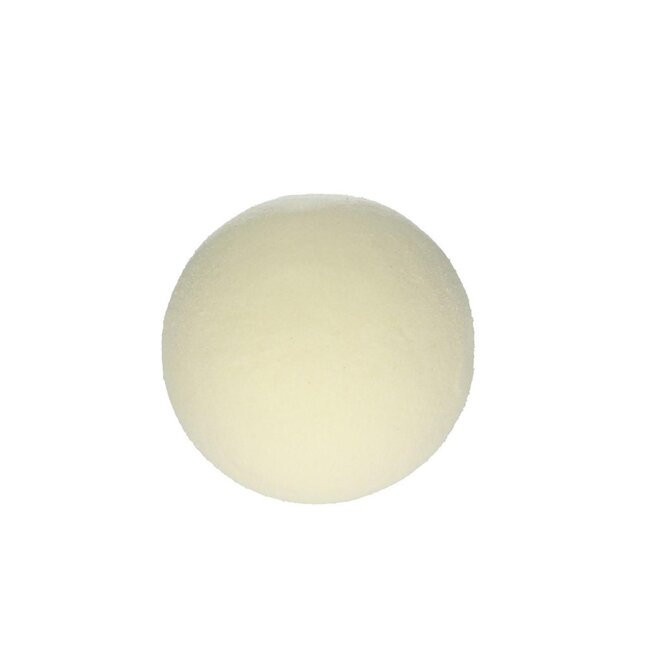 Oasis Boule en mousse florale colorée | Couleur: Ivoire | Diamètre 9 centimeter | Par 4 balles