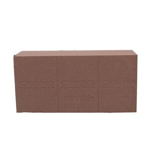 4A Oasis Brique florale Bio | Couleur: Marron | Longueur 23 centimeter | Largeur 11 centimeter | Hauteur 8 centimeter | Par 20 blocs