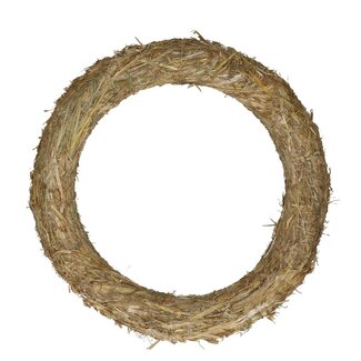 4A Strokrans | Kleur: Lichtbruin | Diameter 40 centimeter | Per 10 kransen