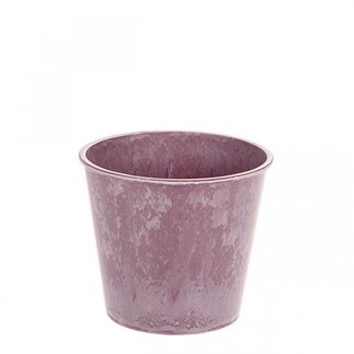 4A Kunststoff Melamin Blumentopf Pflanzentopf | Farbe: Lila | Durchmesser 13 Zentimeter | Höhe 11.5 Zentimeter | Pro 12 Blumentöpfe