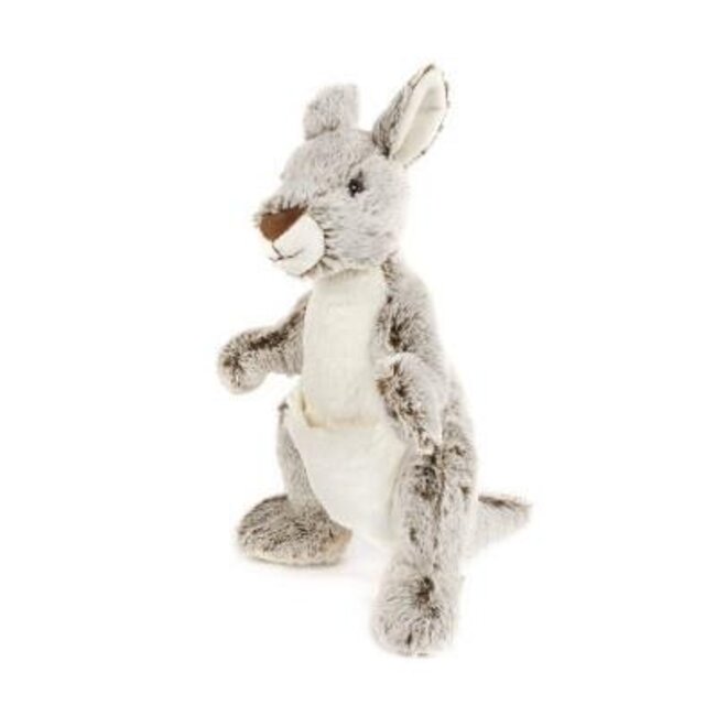 Kangaroo Cuddly Toy | Colour: Grey | Soft Toy | Height 31 centimeter | Per 2 kangaroos