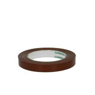 4A Klebeband PVC Oasis | Farbe: Braun | Breite 15 millimeter | Länge 33 meter | Pro 6 Rollen