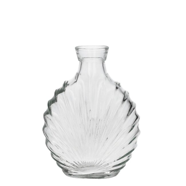 Vase bouteille en verre Collection maritime “Shelia" | Couleur: Transparent | Diamètre 12.5 centimeter | Hauteur 17 centimeter | Par 12 bouteilles