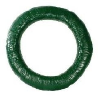 4A Couronne de paille avec ruban | Couleur: Vert | Diamètre 80 centimeter | Par couronne