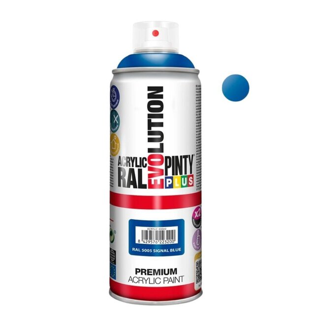 Decoratie Colorspray "Signal Blue" | Kleur: Blauw | Inhoud bus 400 milliliter | Per spuitbus