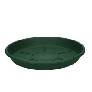 4A Soucoupe ronde en plastique | Couleur: Vert foncé | Diamètre 28 centimeter | Par 10 soucoupes