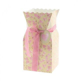 4A Boeketvaas "Love Mix" | Kleur: Roze | Diameter 13 centimeter | Hoogte 26 centimeter | Per 10 vazen