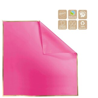 4A Feuilles de film “Cachotier” | Couleur: Fuchsia | Longueur 70 centimeter | Largeur 70 centimeter | Par 100 feuilles