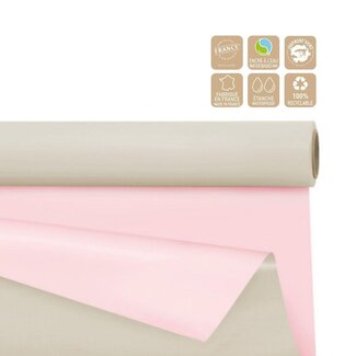4A Folie auf Rolle Duo Matt Uni | Farbe: Rosa | Breite 80 centimeter | Länge 40 meter | Pro Rolle