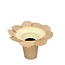 Jute Bouquethalter Blumenform | Farbe: Hellbraun | Durchmesser 24 centimeter | Höhe 20 centimeter | Pro 10 Bouquethalter