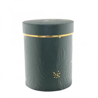 4A Boekethouder Hoedendoos Cadeaudoos “Gloria” | Kleur: Groen | Diameter 13 centimeter | Hoogte 17 centimeter | Per 6 boekethouders