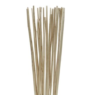 4A Trocken-Dekoration Bambusstab | Farbe: Hellbraun | Länge 100 centimeter | Pro 20 Stäbe