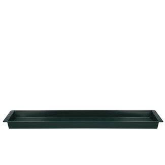 4A Kunststoff-Tablett für 2/1 Block Steckschwamm | Farbe: Dunkelgrün | Länge 12.5 centimeter | Breite 48 centimeter | Höhe 3 centimeter | Pro 10 Tabletts